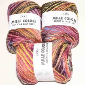 Mille Colori Socks & Lace Luxe Bunt dunkel