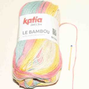 Le Bambou Pastelltrkis-Gelb-Ros-Beige
