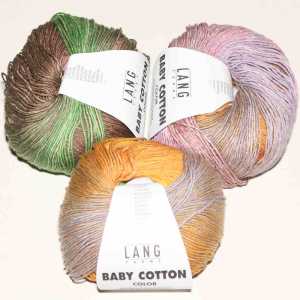 Baby Cotton Color Grn Gelb Braun